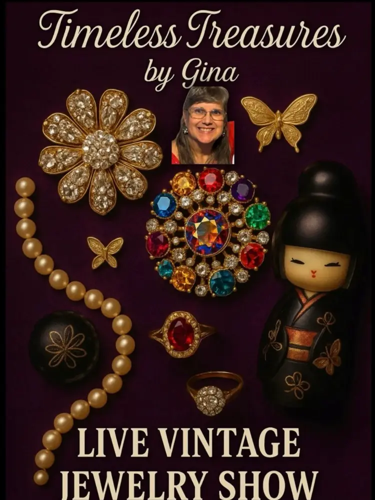 Brooches, Bracelets, Earrings, Necklaces & Filling Jar-Auction At End Timeless Treasures by Gina