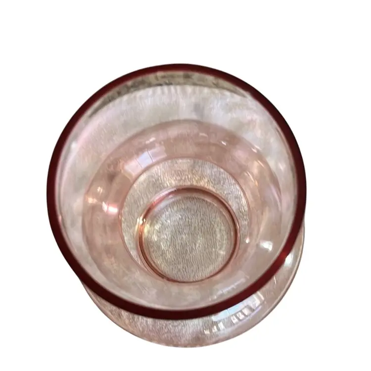 Large Hedria Glass Amphora Vase Blush