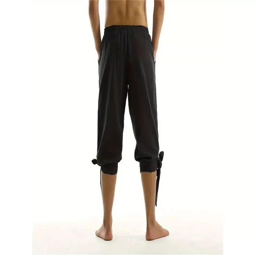 GETADME Pirate Pants Women Medieval Renaissance Viking Cosplay Costume Loose Pants Horseman Peasant Castaways Costume Bloomers Trousers