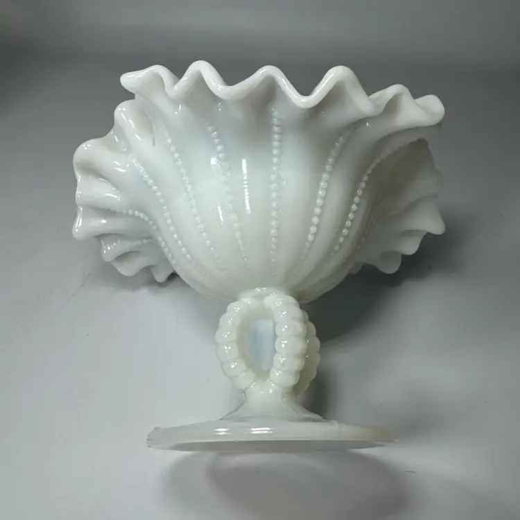 Milk Glass Candy Dish