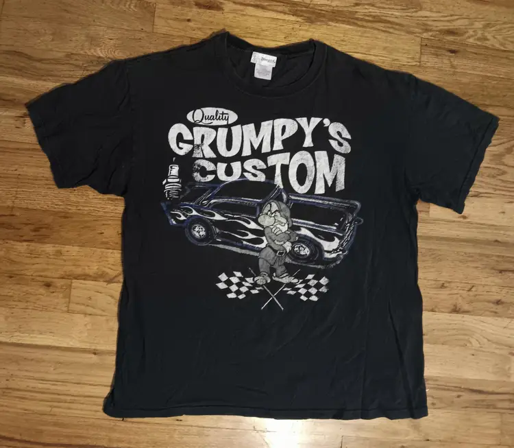 vintage Disney Grumpys Custom Cars t-shirt Distressed Disneyland Mickey Mouse