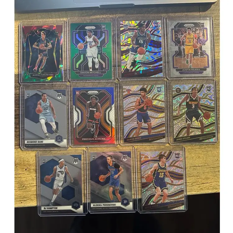 11x NBA Rookie Lot 