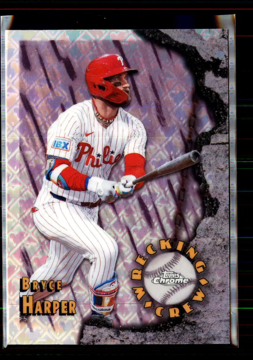Bryce Harper 2026 Topps Chrome Logofractor Wrecking Crew #WC-4 - Philadelphia Phillies - (150-368)