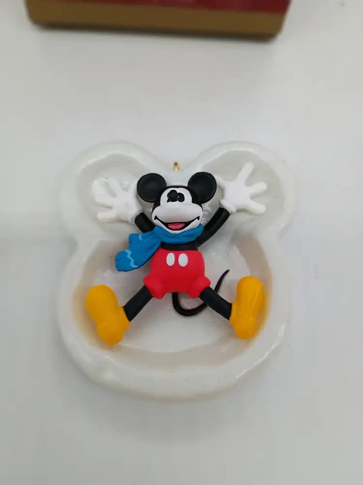 Hallmark Keepsake Ornament Mickey’s Snow Angel 1997 OPEN BOX Mickey & Co.