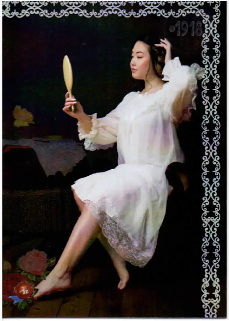 2023 Historic Autographs HA 1918 Pin-up Photo Shoot Parallel Tracy Duong /999