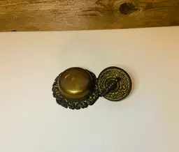 Antique Vintage Brass Doorbell Assembly Victorian Rustic Farmhouse