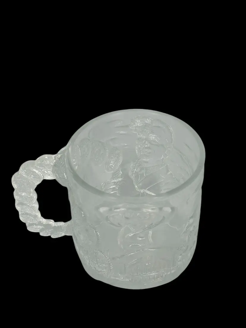 1995 Collectible McDonalds Batman Forever Two Face Glass Mug