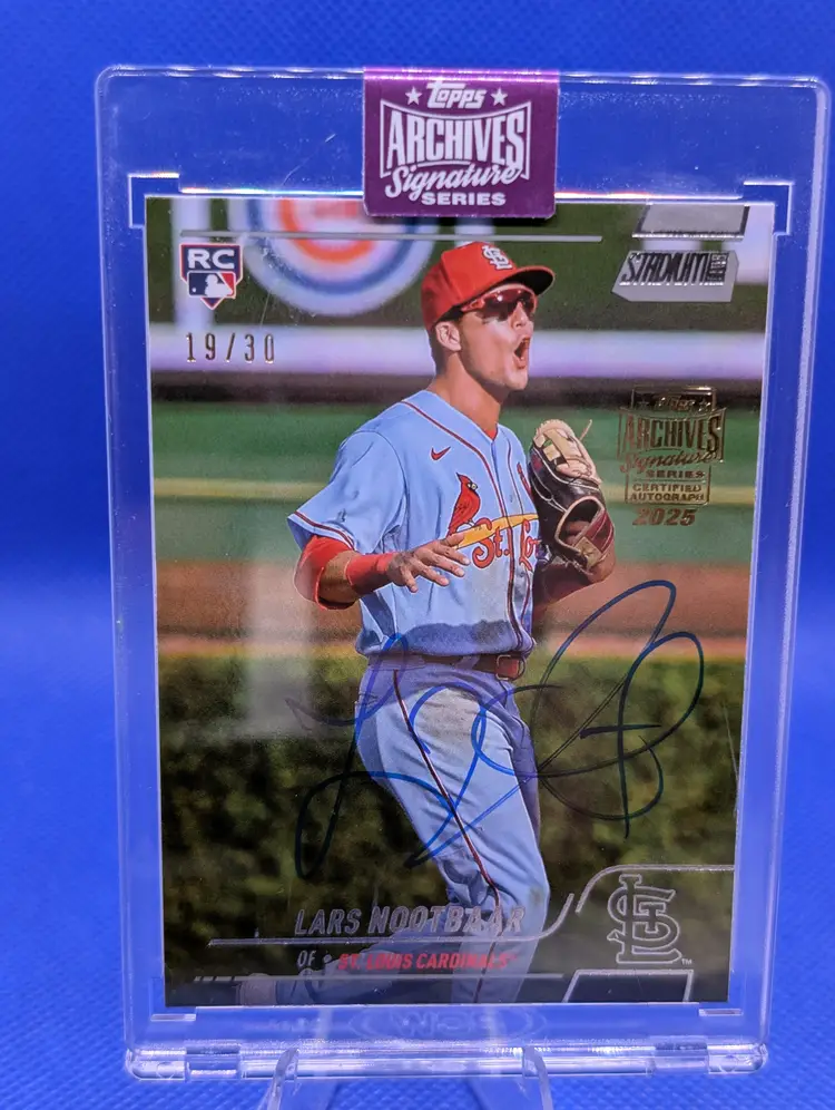2025 Topps Archives Signature Series Lars Nootbaar Cardinals