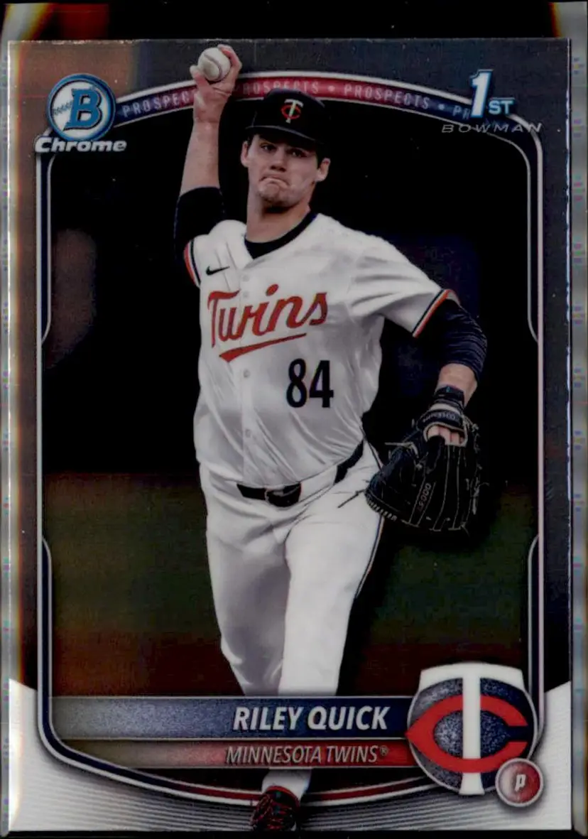 2025 Bowman Draft #BDC-23 Riley Quick Chrome - (138) - Minnesota Twins