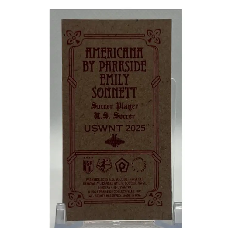 2025 Parkside Club & Country Emily Sonnett Americana SP