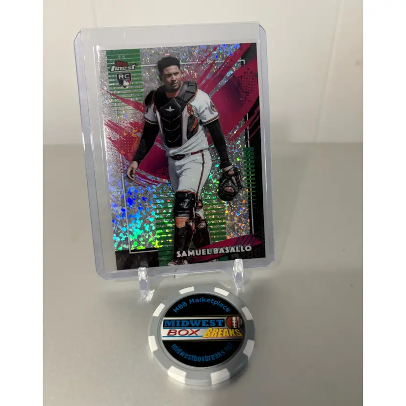 Samuel Basallo - 2026 Topps Finest Mini Diamonds Refractor Rare - Baltimore Orioles