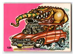 Hot Odd Rod Monster Car Sticker Single #124 Cartoon Weird-Ohs Style