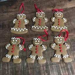 Gingerbread People House Of Lloyd Ornaments Set Of 6 Christmas Around The World