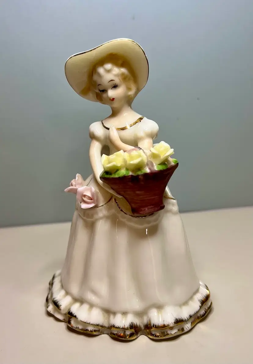 Vintage Chadwick Southern Belle Porcelain Lamp Base Japan