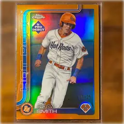 2025 Topps Pro Debut Aidan Smith Orange Refractor /25 Rays