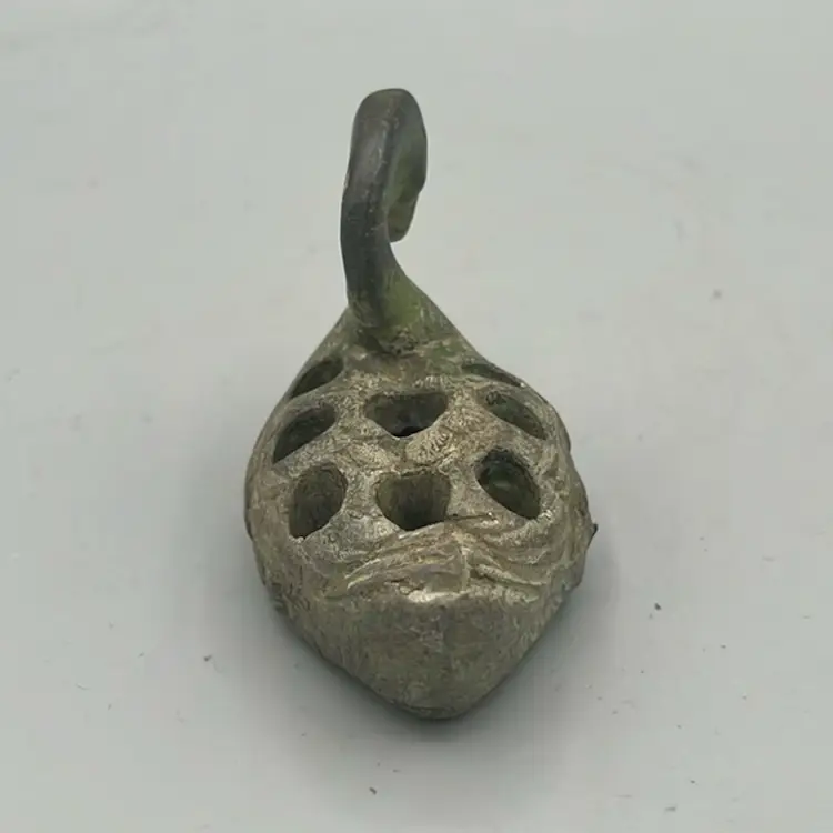 Antique Cast Iron/Lead Swan Flower Frog