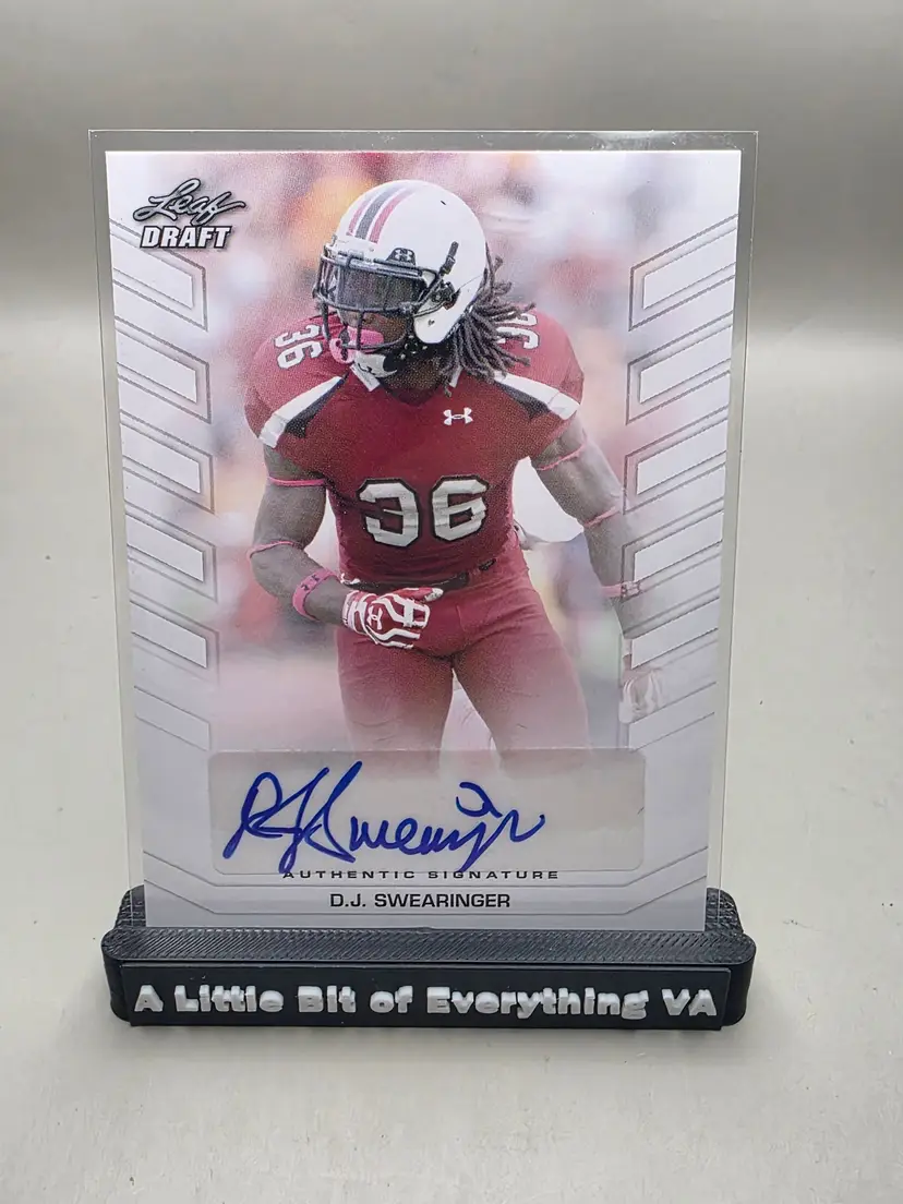 DJ Swearinger 2013 Leaf Draft - Autographs