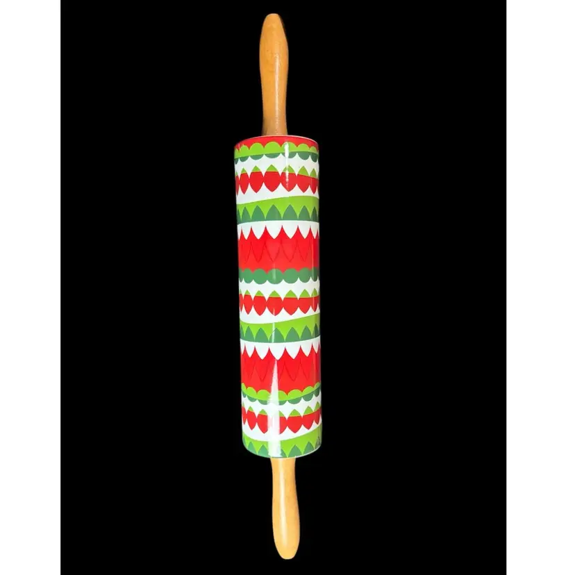 Crate & Barrel Decorative Ceramic Rolling Pin