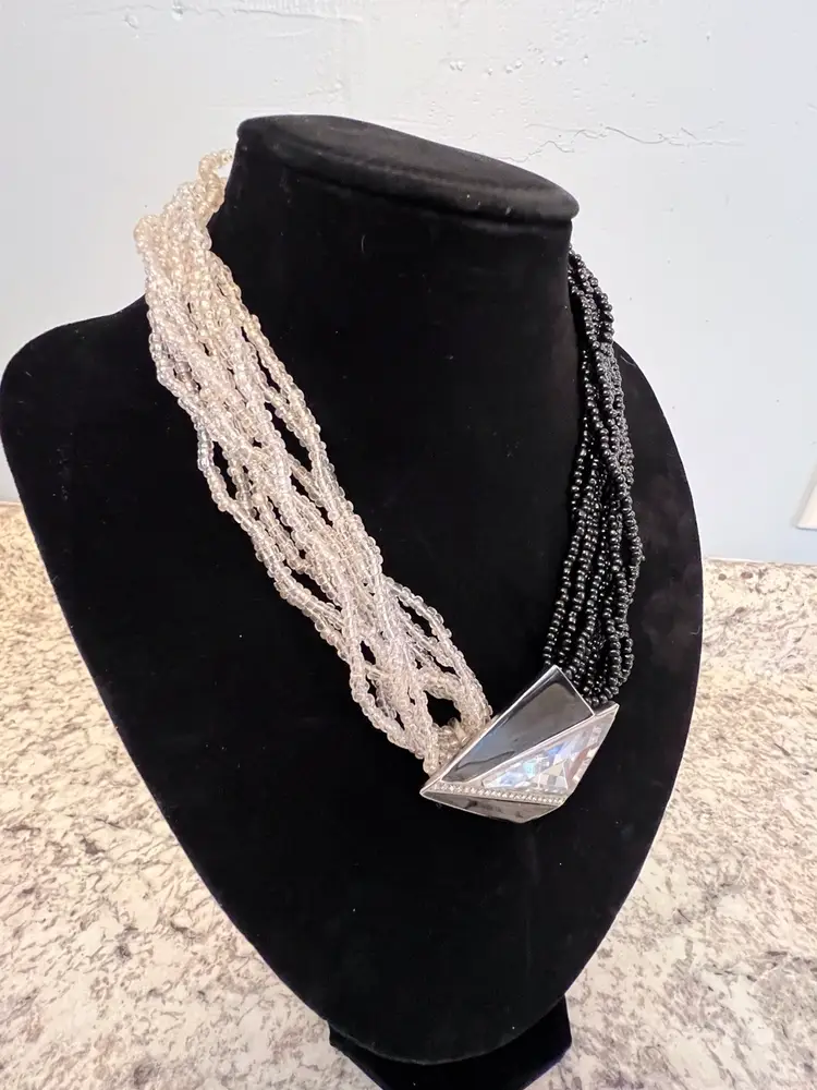 Vintage Kunio Matsumoto Trifari Collector Necklace Art Deco 