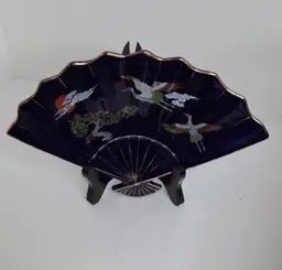 Japanese Blue fan Decor
