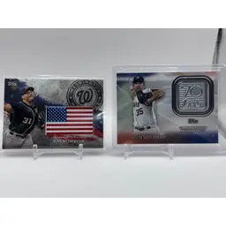 3000K Club Scherzer & Verlander Relic Lot