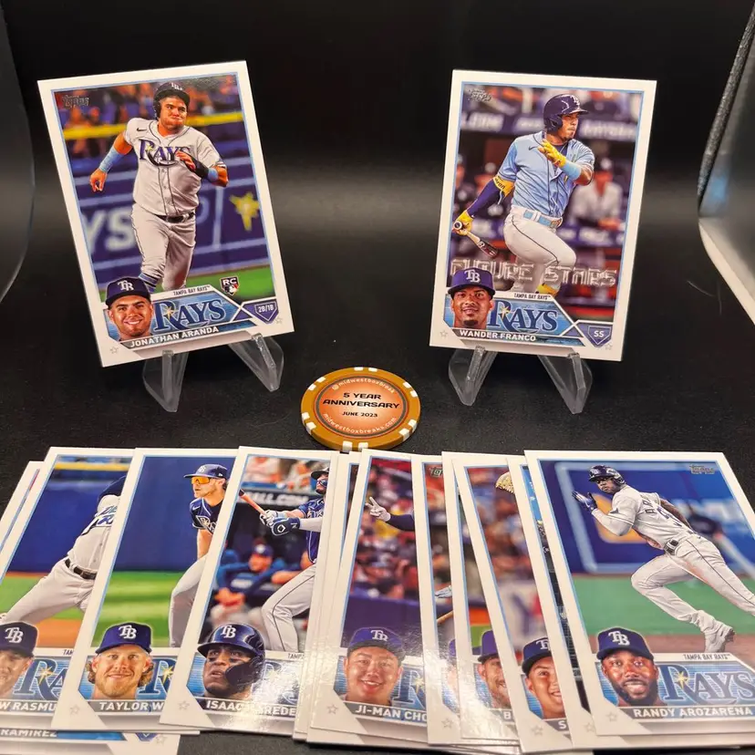 Tampa Bay Rays 2023 Topps Complete Team Set