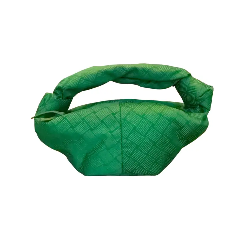 Bottega Veneta Green Nylon Double Knot Bag