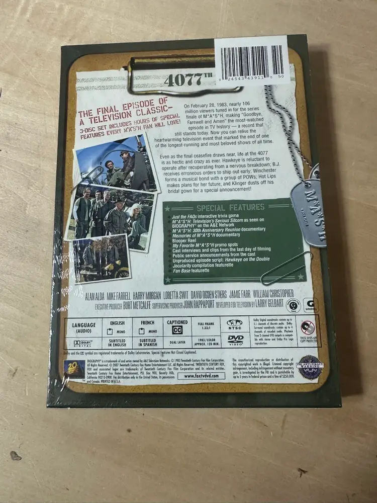 M*A*S*H: Goodbye, Farewell and Amen (DVD, 1983) NEW