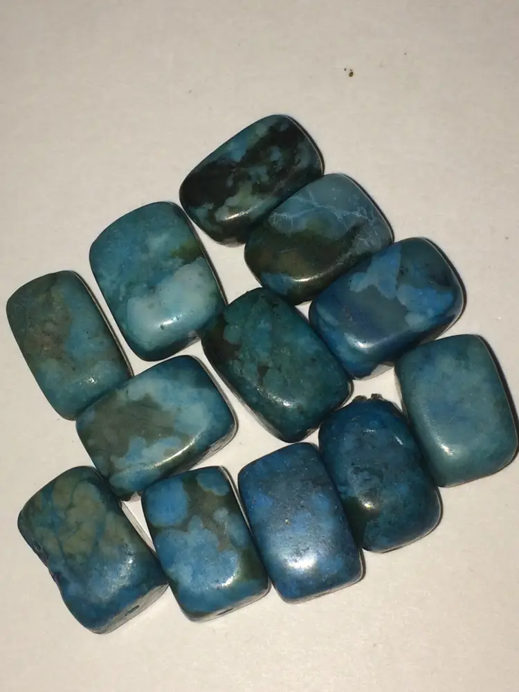 #02 Blue Apatite Beads 1.9 oz