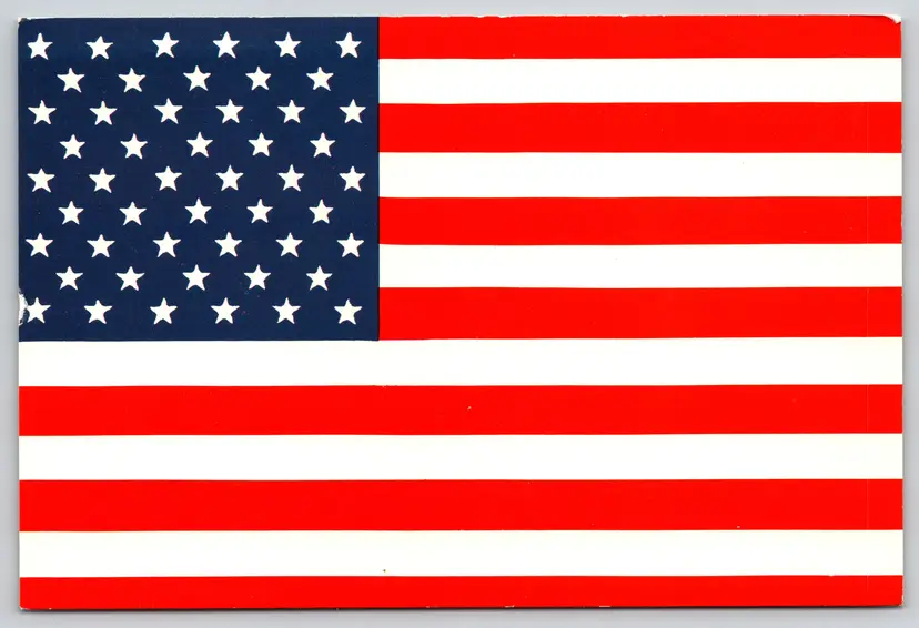 Postcard United States of America Flag 1992 American USA - 11951