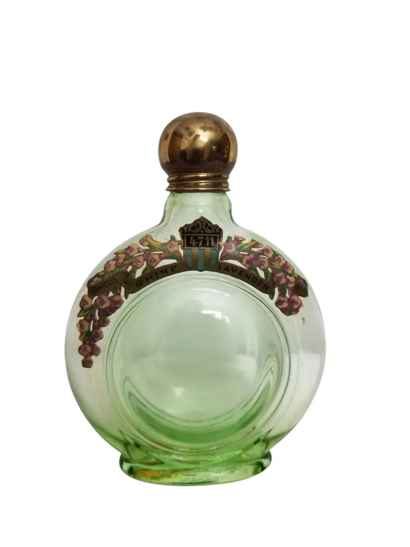 #87 Vintage 4711 Rhine Lavender Perfume Bottle