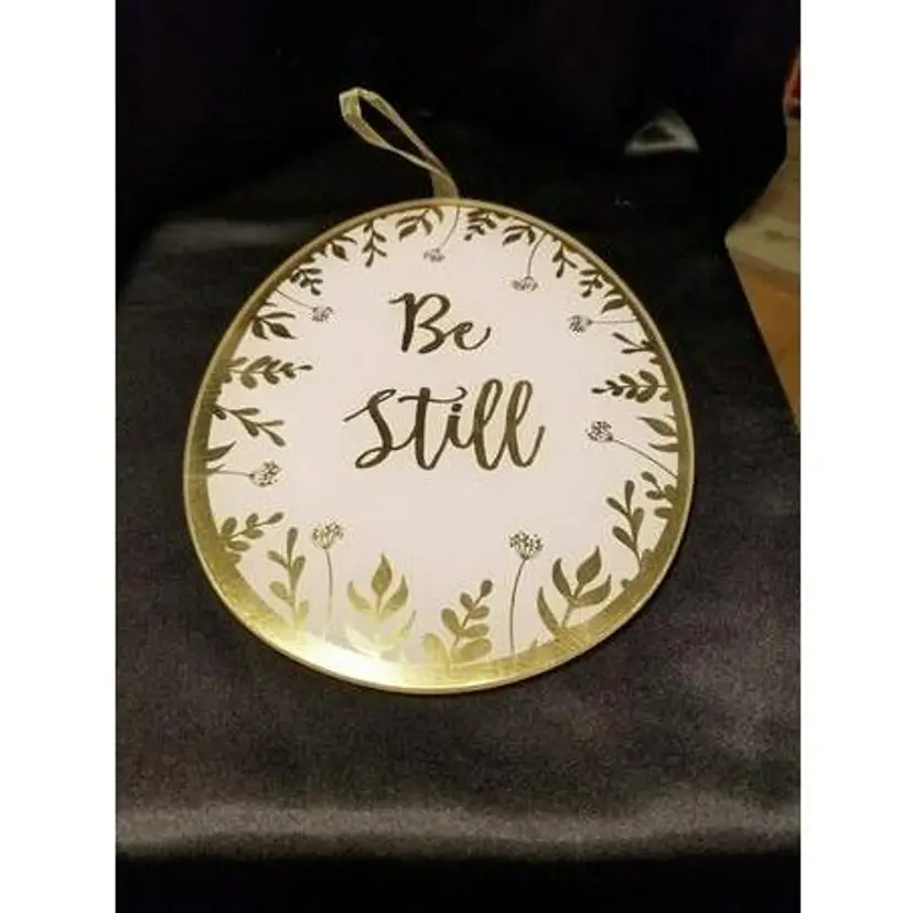 #226 Oval Egg Shaped Lucite/Plastic Wall Plaque