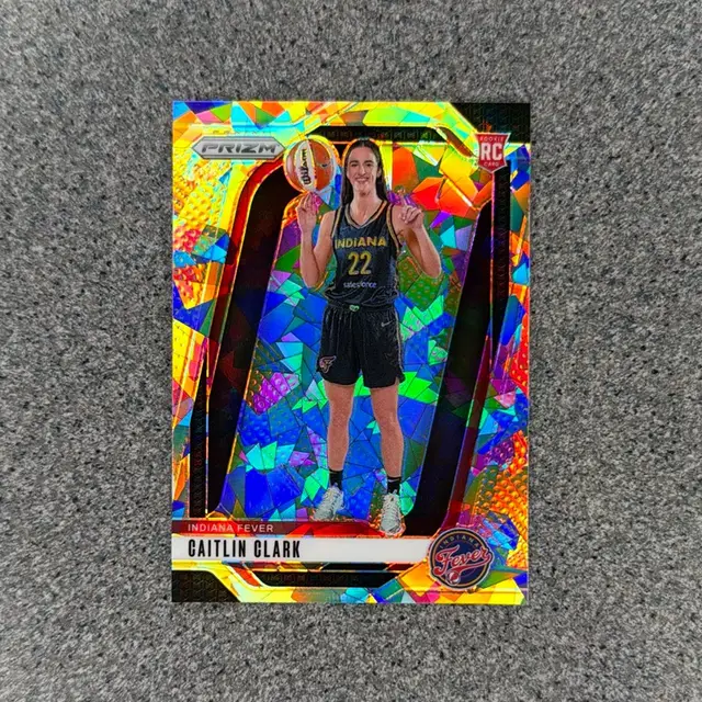 Caitlin Clark PRIZM RC Cracked Ice Variation 2024