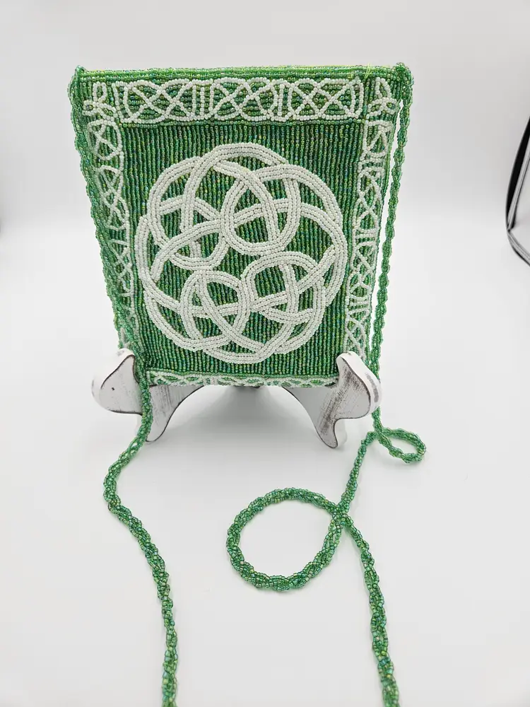 #A60 Beaded Celtic Handbag