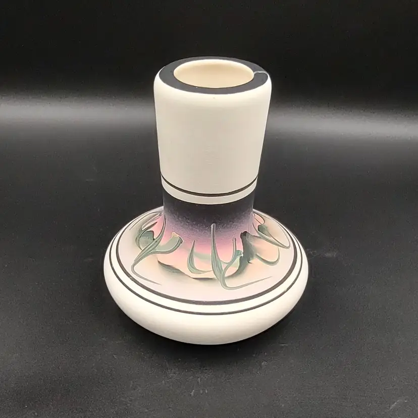 New West Art Pottery Hand Painted Vase