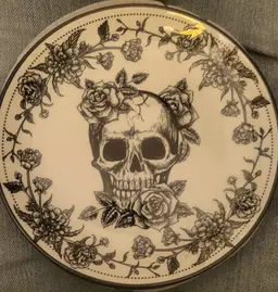 Halloween Days of the Dead Appetizer Plates by 10 Strawberry Street