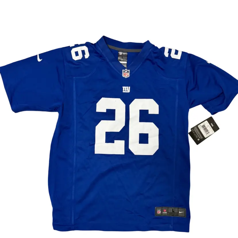 New-Saquon Barkley New York Giants Youth Replica Player Jersey - Royal Large
