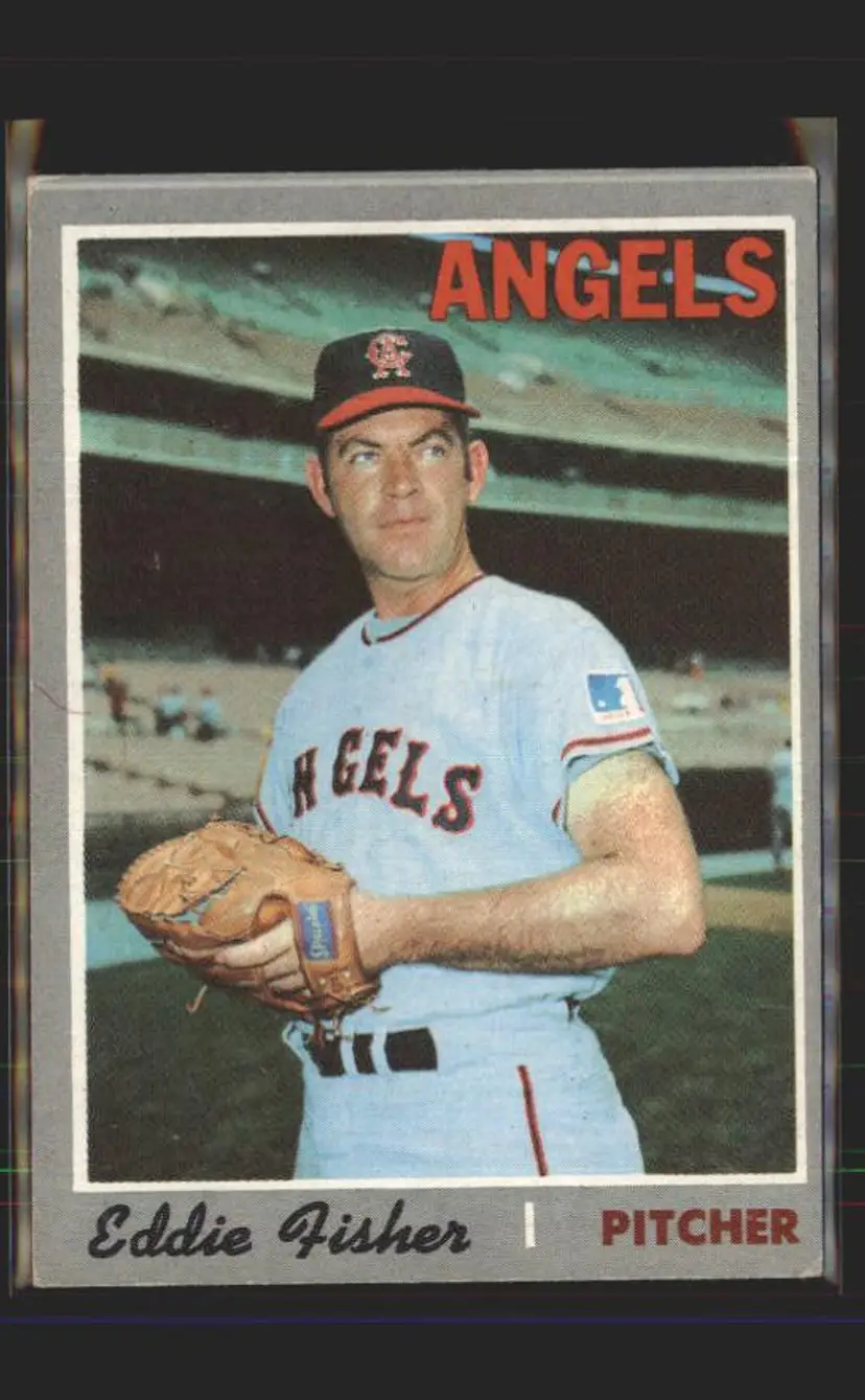 Eddie Fisher 1970 Topps #156 - () - California Angels