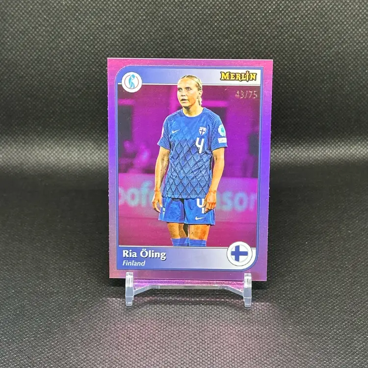 Ria Oling Eurostars /75 2025 Topps Merlin Euros - Finland
