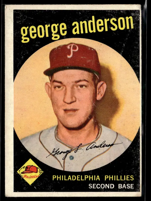 #176 George Anderson 1959 Topps #338 Rookie *LIVE AUCTION*