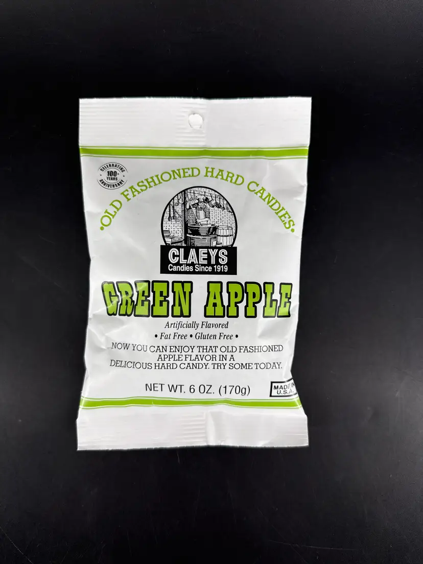 Claeys Old Fashioned Hard Candies "Green Apple" 6oz