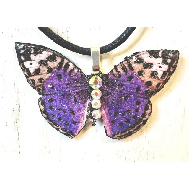 Resin Butterfly Pendant