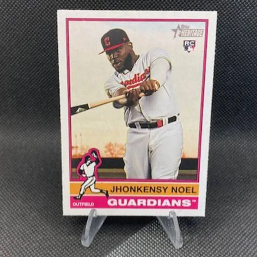 Jhonkensy Noel 2025 Topps Heritage Rookie RC #79 - Cleveland Guardians