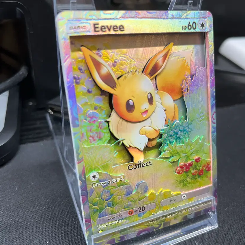 Eevee Fan Art Custom 3d Card