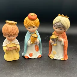 Homco Bisque 3 Wisemen Boys