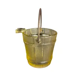 Glass Bucket Ashtray 1960’s