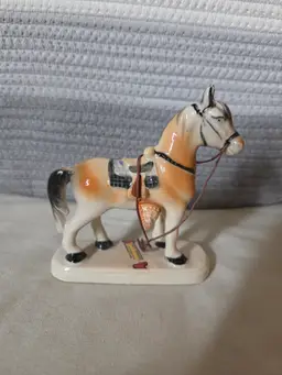 Vintage Ceramic Horse Figurine