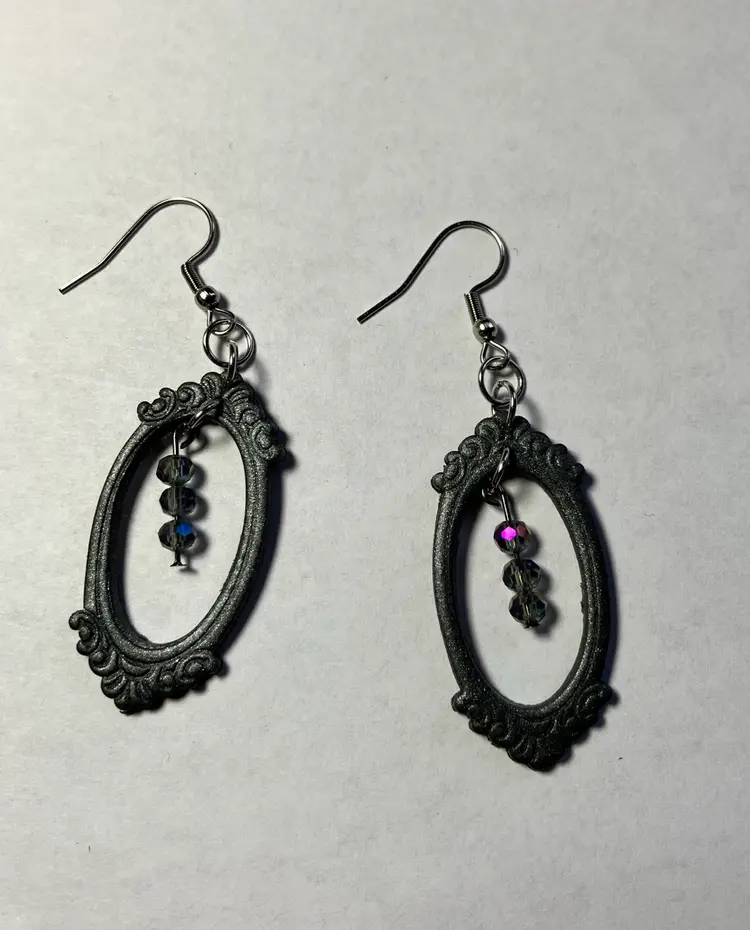 Handmade Polymer Clay Sparkle Earrings