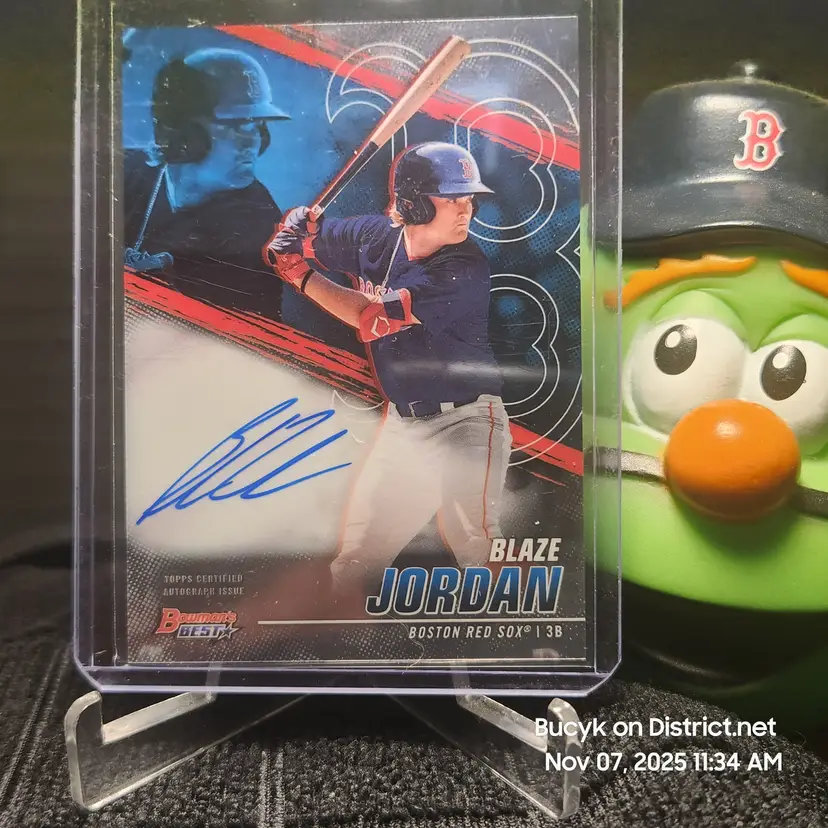 2021 Bowman's Best Auto - Blaze Jordan Boston Red Sox