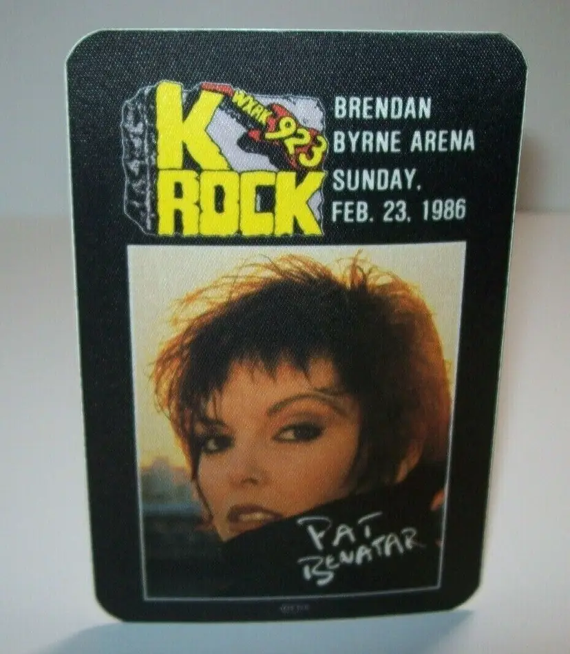 Pat Benatar Backstage Pass Original 1986 Rock Music Gift Sexy Photo New Jersey